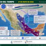 La onda tropical número 2 se desplazará sobre el golfo de Tehuantepec