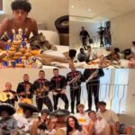 Georgina Rodríguez celebra cumpleaños de Cristiano Ronaldo Jr a ritmo de mariachi